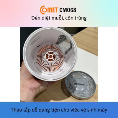 Đèn diệt muỗi đa năng 3 trong 1 Quạt-Lưới điện-Tia cực tím Comet CM068 – Hàng chính hãng