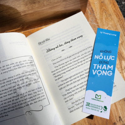 Sách- Không Nỗ Lực Đừng Tham Vọng ( Tái Bản)