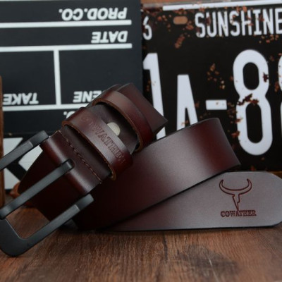 Thắt Lưng Da Bò Chính hãng COWATHER XF010 Nâu