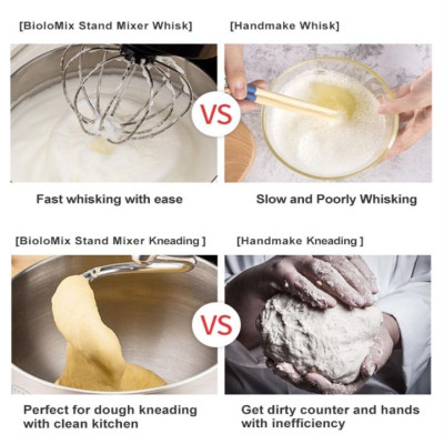 Máy trộn bột và đánh trứng phiên bản cao cấp 5 lít BM785LB thương hiệu BioloMix - HÀNG NHẬP KHẨU 