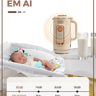 [Hàng Chính Hãng] Máy Làm Sữa Hạt DrHomie AN60 - Phiên Bản Chống Khê, Chống Trào Hàng Đầu Việt Nam - Bảo Hành 12 Tháng