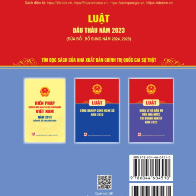 Luật Đấu thầu năm 2023 (sửa đổi, bổ sung năm 2024, 2025)