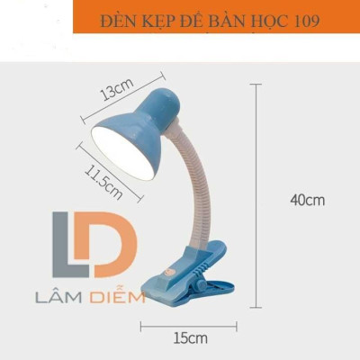 Đèn Học Kẹp Bàn Uốn Dẻo (Chưa Bao Gồm Bóng)