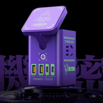 Trạm Sạc Để Bàn Đa Năng Pisen Pro - EVA Destop MagStation (Standby 65W) GaNUltra - Pisen CC1200