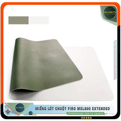Lót Chuột FIRO - Pad Chuột FIRO - Miếng Lót Chuột Cỡ Lớn MXL800 EXTENDED 80cmx40cm - Chất Liệu Da PU Cao Cấp - Tấm Lót Chuột Và Bàn Phím Chơi Game - Tấm Trải Bàn Làm Việc - Thiết Kế 2 Mặt Tiện Lợi - Hàng Chính Hãng FIRO