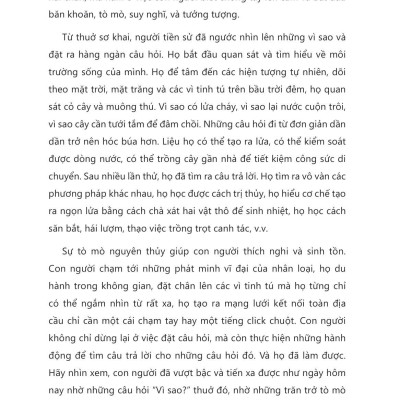 Vì Sao Thế Nhỉ? - Một Đứa Trẻ Đang Tìm Đường Về Nguồn