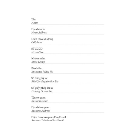 Sổ tay Đảng viên bìa giả da - bản in 2024