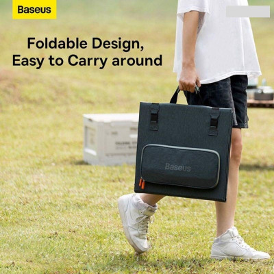 Bộ sạc năng lượng mặt trời Baseus Energy Stack Solar Panel 100W CCNL050006- hàng chính hãng