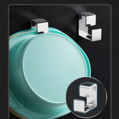 Móc Treo Chậu Inox 304 Gắn Tường Nhà Tắm, Treo Thau, Chậu Giặt, Móc Treo Đồ Đa Năng, Không Khoan Đục. Takyhome 2019