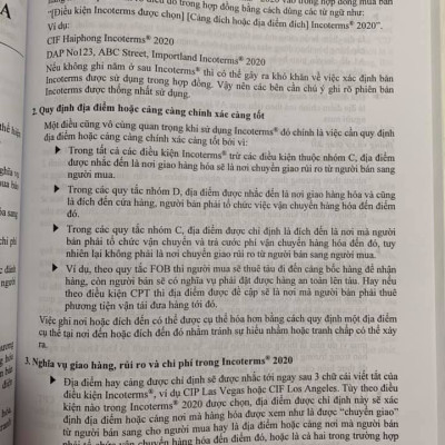  Incoterms 2020 - Quy tắc của ICC về sử dụng các điều kiện thương mại quốc tế và nội địa (Song ngữ Anh - Việt)