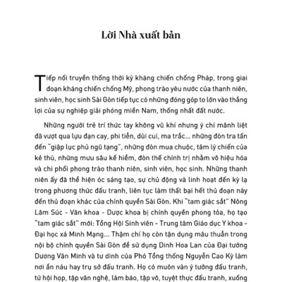 Chúng Ta Đòi Hòa Bình: Huỳnh Tấn Mẫm Và Phong Trào Yêu Nước, Tranh Đấu Của Thanh Niên, Sinh Viên, Học Sinh Sài Gòn, 1969-1975 _TRE