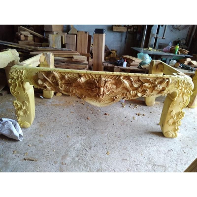 sập thờ gỗ gụ lào chân 16cm