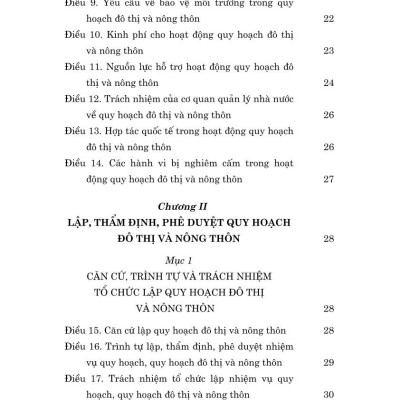 Luật quy hoạch đô thị và nông thôn năm 2024