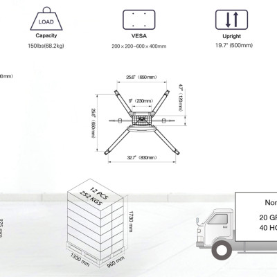 Giá Treo Tivi Di Động NB TW85 nâng hạ điện tử tự động HÀNG CHÍNH HÃNG NORTHBAYOU đầy đủ CO,CQ