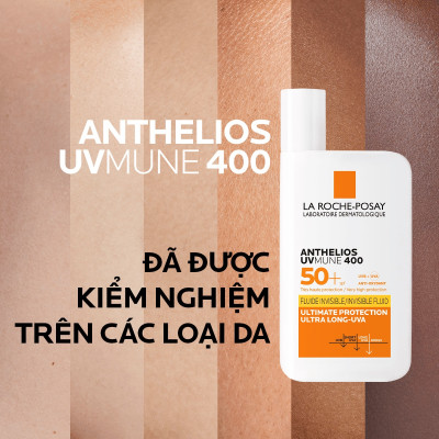 Sữa Chống Nắng La Roche-Posay Anthelios Fluide Invisible Uvmune 400 SPF50+ 50ml