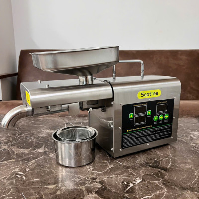 Máy ép dầu ăn thực vật chuyên dụng gia đình thương hiệu Septree T2S công suất 1000W - Trục ép dài 236mm - Bảo Hành 1 Năm - Hàng nhập khẩu