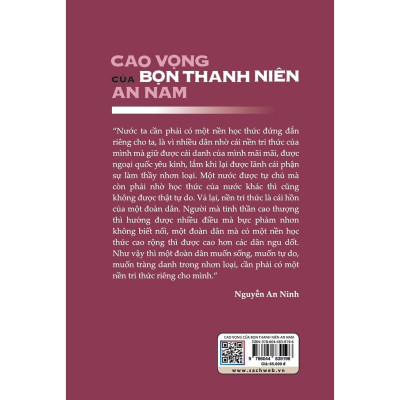 Sách - Cao Vọng Của Bọn Thanh Niên An Nam - NXB Tổng Hợp