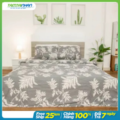 "Ga giường cotton 100%, drap giường cotton dày mát đủ size nệm" ( Mẫu Ngẫu Nhiên)