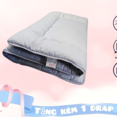 Nệm Bông Gòn Xuất Nhật, Nệm Trải Sàn Tiện Lợi, Đệm Văn Phòng Size 1m x 2m; 1.4m x 2m; 1.6m x 2m