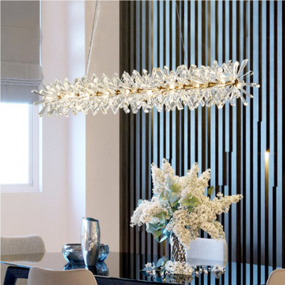 ĐÈN THẢ TRẦN PHA LÊ / ĐÈN THÔNG TẦNG TRANG TRÍ PHÒNG KHÁCH / PHÒNG NGỦ / CẦU THANG / KHÔNG GIAN SANG TRỌNG AZP-10 phong cách đương đại, hàng nhập khẩu AZP