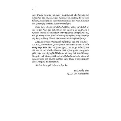 Sách - Chiến Thắng Điện Biên Phủ - Ký Sự - Trần Độ - VIETNAMBOOK