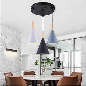Đèn thả LUNAS kiểu dáng hiện đại trang trí nội thất cao cấp - kèm bóng LED chuyên dụng và đế ốp trần.