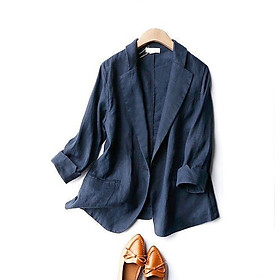[ RẺ VÔ ĐỊCH] Áo vest nữ tay lỡ chất liệu linen mềm mịn, hàng loại 1, fullsize Bz11