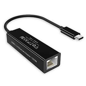 Đầu chuyển Type-C 3.1 ra cổng LAN RJ45 hiệu CHOETECH HPK-HUB-R01 cho điện thoại Macbook (Kết nối mạng có dây, thiết kế nhỏ gọn, tốc độ cao) - Hàng chính hãng