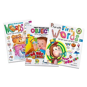 Sách - Bé Làm Quen Tiếng Anh - Combo 3 Cuốn - Đông A