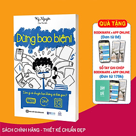 Sách Dừng Bao Biện! Làm Gì Có Chuyện Bạn Không Có Thời Gian