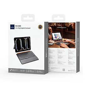 Bao da nam châm kèm bàn phím WIWU COMBO 3IN1 cho IPad Air M3 , A16, Pro M4 ,Air 6,Gen 10 ,Gen 9,11 inch M1,M2 ,12.9 inch - Hàng Nhập Khẩu