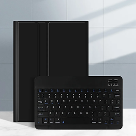 Bao da kèm bàn phím dành cho iPad Air 6 13 inch 2024 , iPad Air 6 11 inch 2024 Bluetooth Keyboard Case có khay để bút chống sốc cao cấp - Hàng chính hãng.