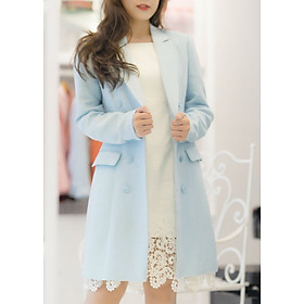 Áo Vest Nữ Dài F’Amor - Xanh Nhạt