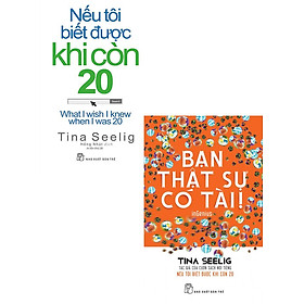 Combo Nếu Tôi Biết Được Khi Còn 20 + Bạn Thật Sự Có Tài (2 Cuốn)