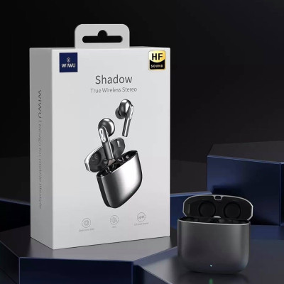 Tai Nghe Bluetooth Wiwu Shadow True Wireless Stereo HY-3040 Khử Tiếng Ồn, Hỗ Trợ Giọng Nói - Hàng Chính Hãng