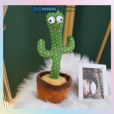 LOẠI XỊN - Cây Xương Rồng Nhồi Bông Có Nhạc, Biết Nhảy Biết Múa và Nhại Tiếng - PHÁT SÁNG- Hàng Loại 1 Chính Hãng MINIIN