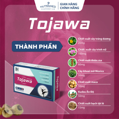  Viên uống Tojawa hỗ trợ hiệu quả cho suy giảm sinh lý nữ (30 viên) - Nutramed