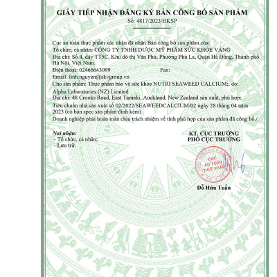 Bộ sản phẩm chăm sóc xương khớp: Viên Xương Khớp GO GLUCOSAMINE 1-A-DAY ; 2 Canxi hữu cơ New Zealand Nutri Seaweed Calcium