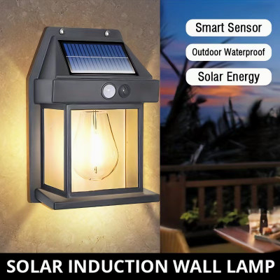 Đèn led năng lượng mặt trời KT666 cảm ứng chuyển động ánh sáng thông minh siêu sáng, cảm ứng nhiệt sáng tối ngày đêm hồng ngoại khi có người 1800mah - Hàng chính hãng