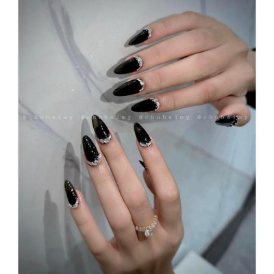 Đá Khối Nail Angelica Smini Set 100 Viên Làm Nail, Siêu Nhỏ, Chân Bằng, Chân Nhọn, Đá Chân Vàng, Trang Trí Móng Đẹp Nữ Women