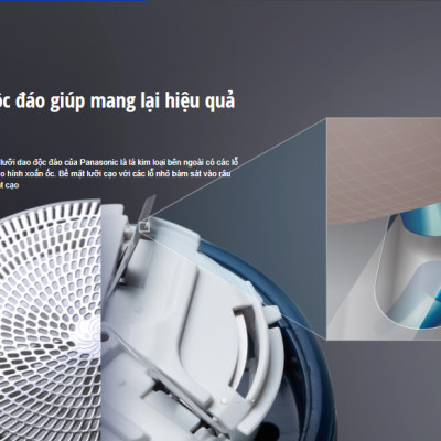 [Hàng Chính Hãng] Máy Cạo Râu Panasonic ES534DP527 Panasonic ES534DP527 – Lưỡi Dao Xoay, Sử Dụng 2 Pin AA, Nhỏ Gọn, Dễ Mang Theo