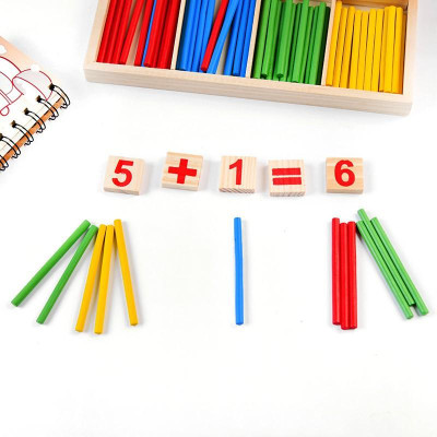 Hộp Số Và Que Tính Học Toán Cho Bé- Đồ Chơi Gỗ