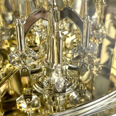 Đồng hồ để bàn Nhật Bản Rhythm 4SG696WT23 Kt 21.3 x 27.1 x 12.2cm, 1.3kg Vỏ nhựa