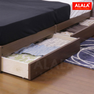 Giường ngủ ALALA31 + 2 hộc kéo / Miễn phí vận chuyển và lắp đặt/ Đổi trả 30 ngày/ Sản phẩm được bảo hành 5 năm từ thương hiệu ALALA/ Chịu lực 700kg