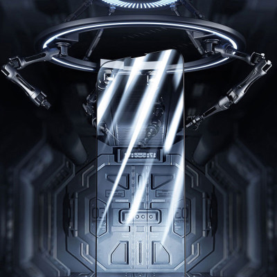 Miếng Dán Cường Lực MIPOW KINGBULL Trong + Tool Dán Dành Cho iPhone 14 ProMax / 14 Pro / 14 Plus / 14 - Hàng Chính Hãng