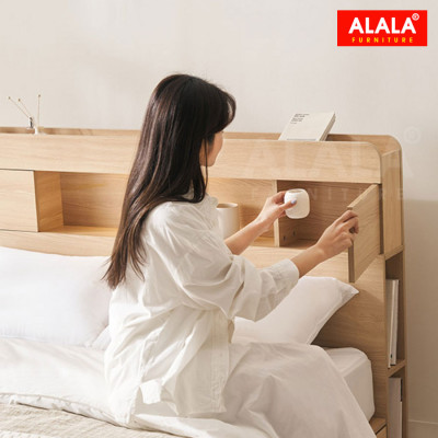 Giường ngủ ALALA1217 + 3 hộc kéo / Miễn phí vận chuyển và lắp đặt/ Đổi trả 30 ngày/ Sản phẩm được bảo hành 5 năm từ thương hiệu ALALA/ Chịu lực 700kg