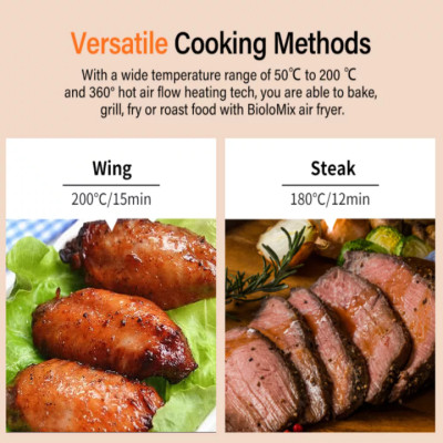 Nồi chiên không dầu điện tử dung tích 7 Lít nhãn hiệu Biolomix mã AF536 - HÀNG NHẬP KHẨU