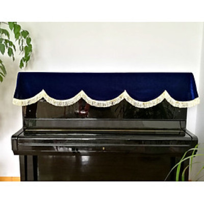 khăn phủ đàn piano chất nhung mịn siêu đẹp
