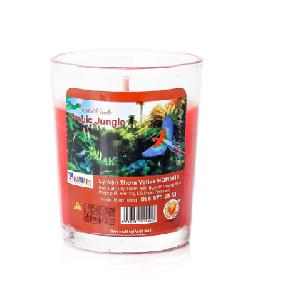 Hộp 6 ly nến thơm votive Eden Candle FTRAMART EDC0016 Tropic Jungle (Hương trái cây)