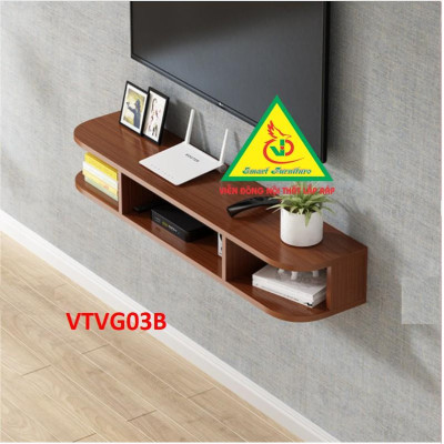 Kệ Ti Vi Treo Tường Trang Trí VTVG03B